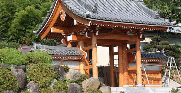 社寺仏閣の施工について